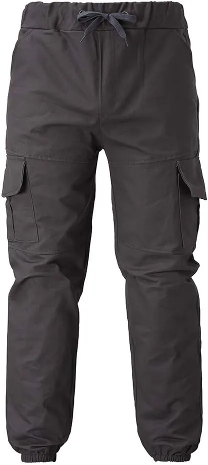 Cargo Trousers for Men Casual Jogger Sweatpants for Men Multi-Pocket Cargo Pants Drawstring Sports Trousers Stretch