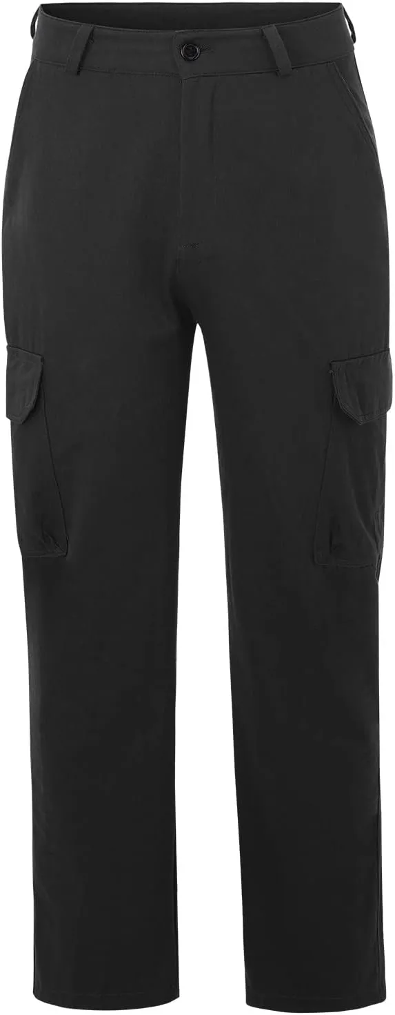 Cargo Trousers for Men Casual Long Trousers Men Athletic Jogger Sports Outdoor Trousers Men's Sweatpants with Zipper
