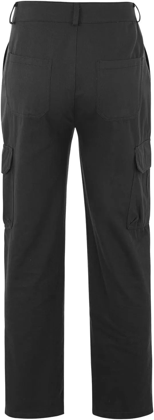 Cargo Trousers for Men Casual Long Trousers Men Athletic Jogger Sports Outdoor Trousers Men's Sweatpants with Zipper