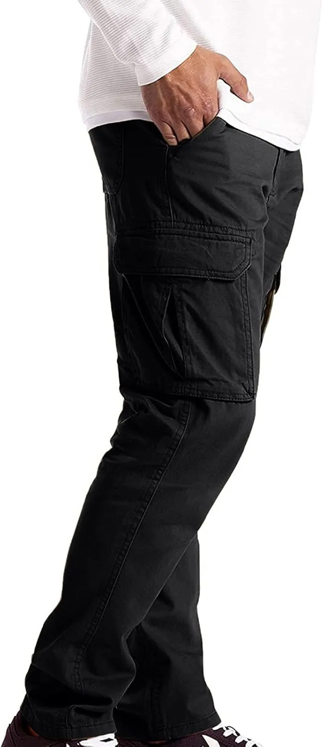 Cargo Trousers for Men Casual Long Trousers Men Athletic Jogger Sports Outdoor Trousers Men's Sweatpants with Zipper