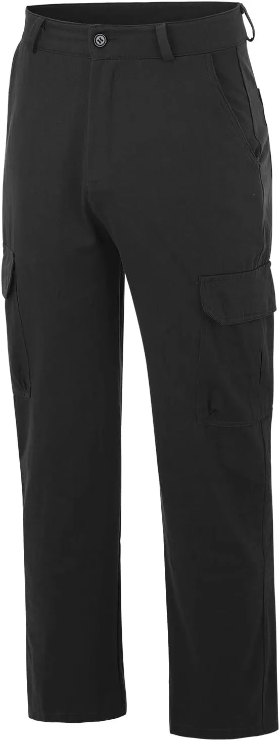 Cargo Trousers for Men Casual Long Trousers Men Athletic Jogger Sports Outdoor Trousers Men's Sweatpants with Zipper