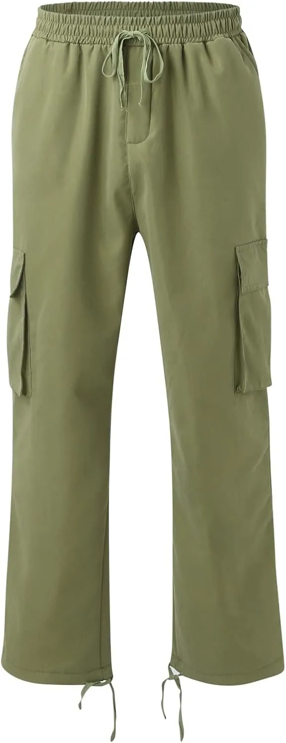 Cargo Trousers for Men Multi-Pocket Pants Tooling Men's Pants Golf Pants Men Stretch Men's Heavyweight Cargo Fleece