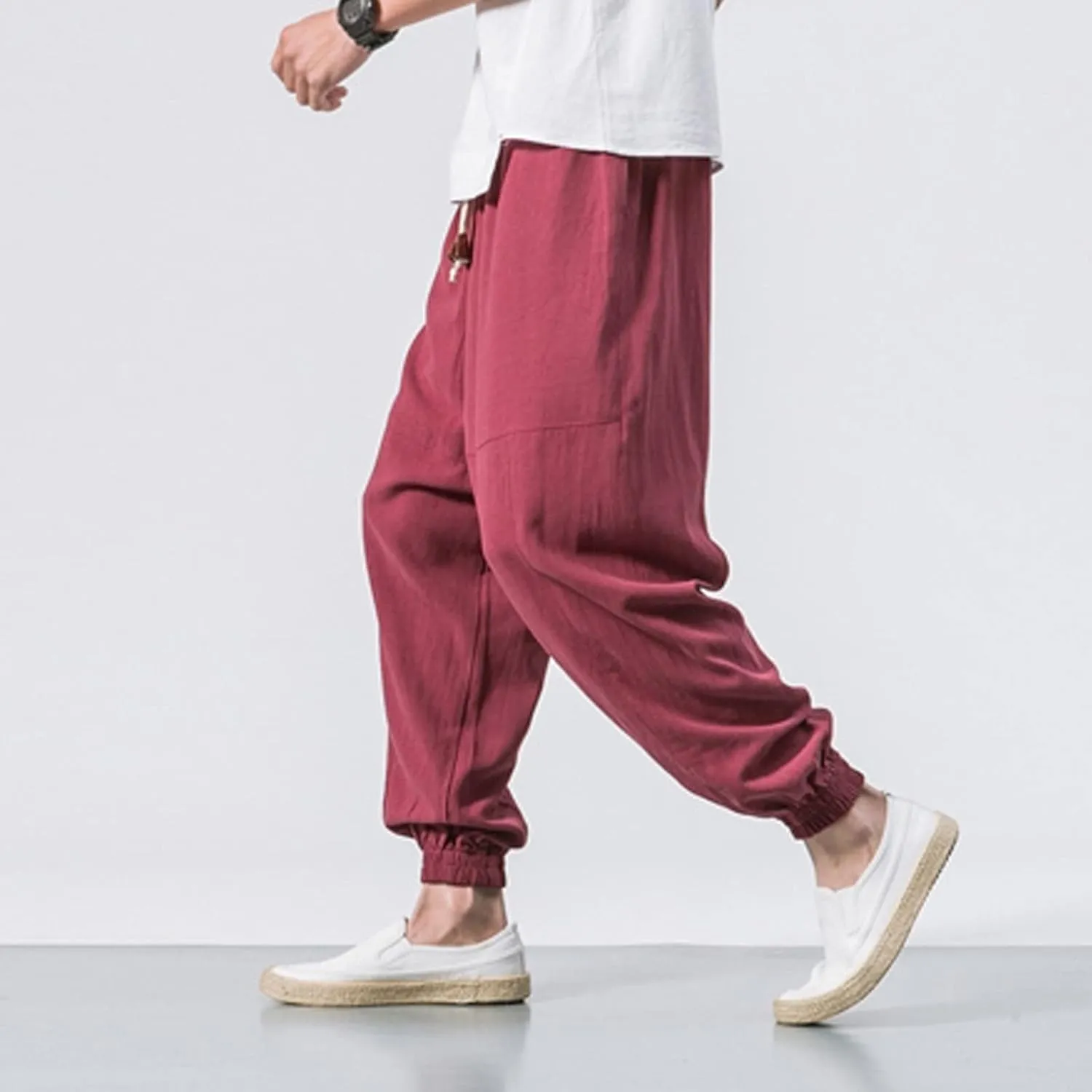 Cargo Trousers for Men Sweatpants Jogging Bottoms Regular Fit Fleece Tracksuit Joggers Gym Sport Drawstring Trousers