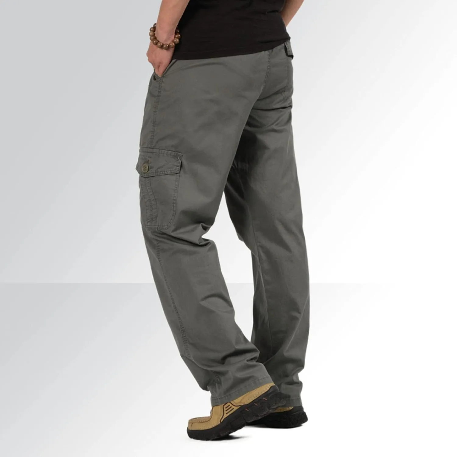 Cargo Trousers for Men with Pockets Men's Basic Active Fleece Jogger Pants Regular and Big & Tall Sizes for Workout
