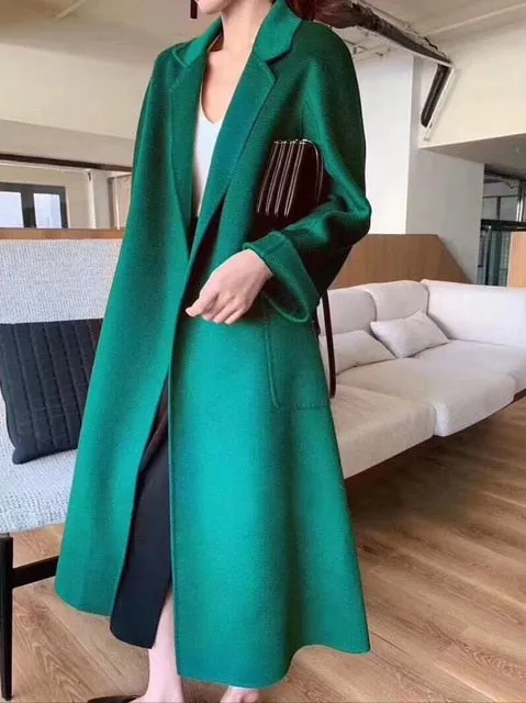 Cashmere Jas - Dames - Luxe en Tijdloos Ontwerp met Perfecte Pasvorm