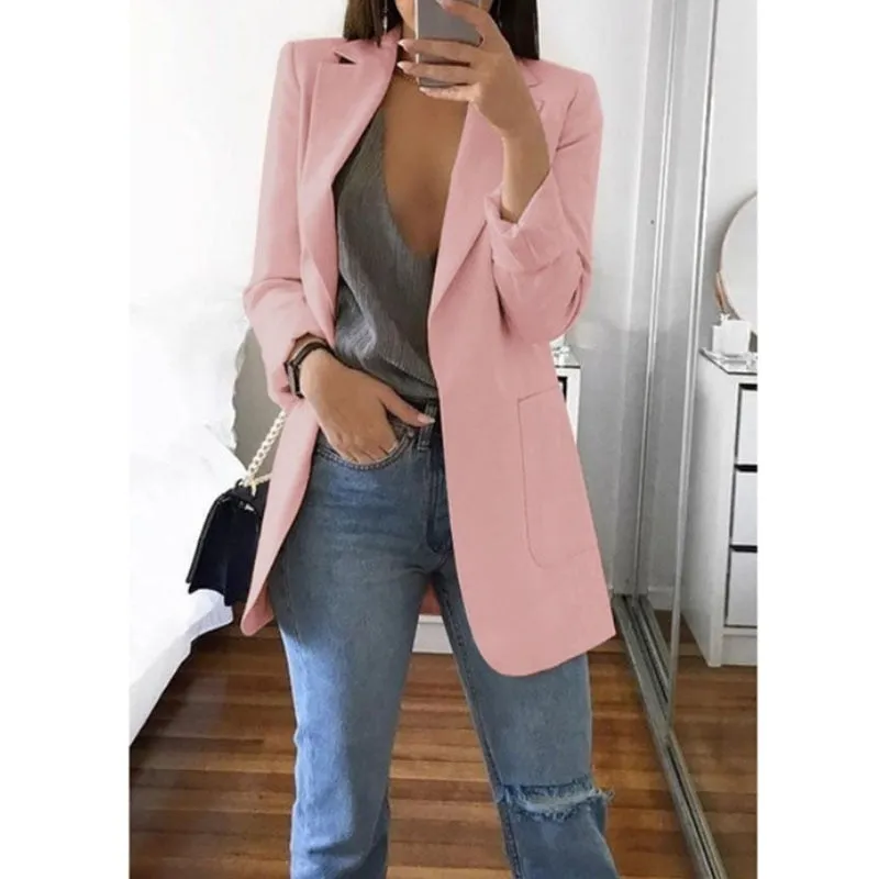 Casual Blazer - Dames - Elegante Blazer van hoogwaardige stof met getailleerde pasvorm en moderne stijl