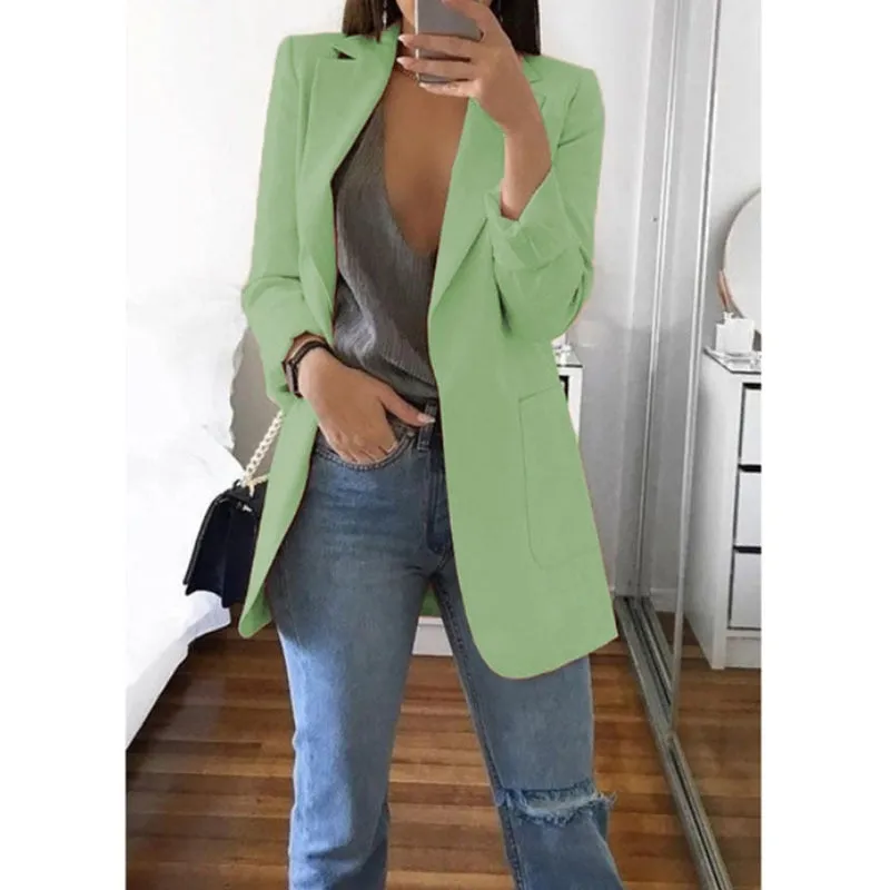 Casual Blazer - Dames - Elegante Blazer van hoogwaardige stof met getailleerde pasvorm en moderne stijl