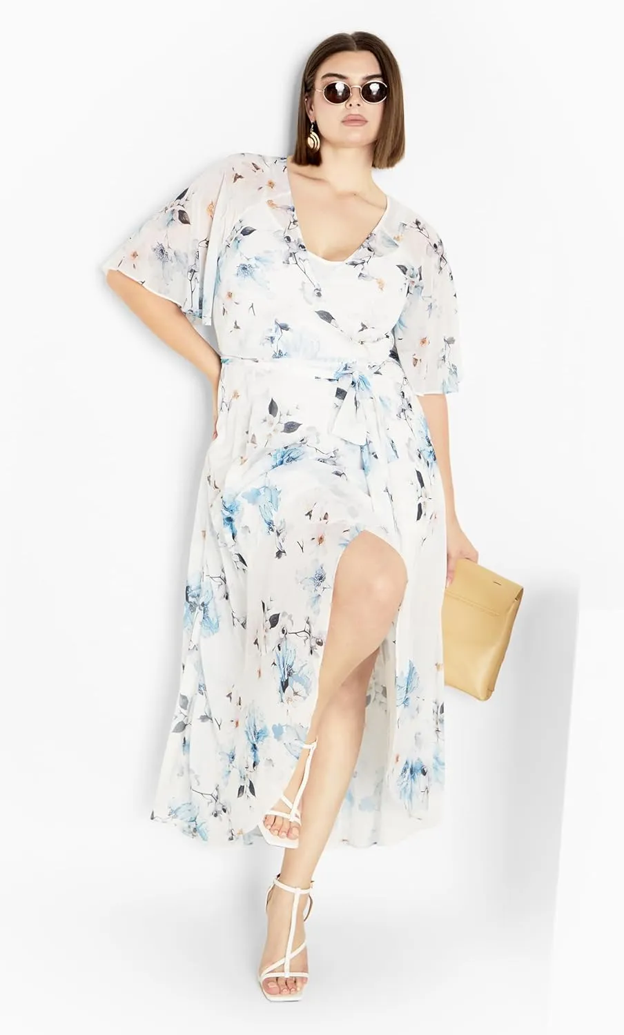 City Chic Women's Plus Size Maxi Dress - Shy Orchid