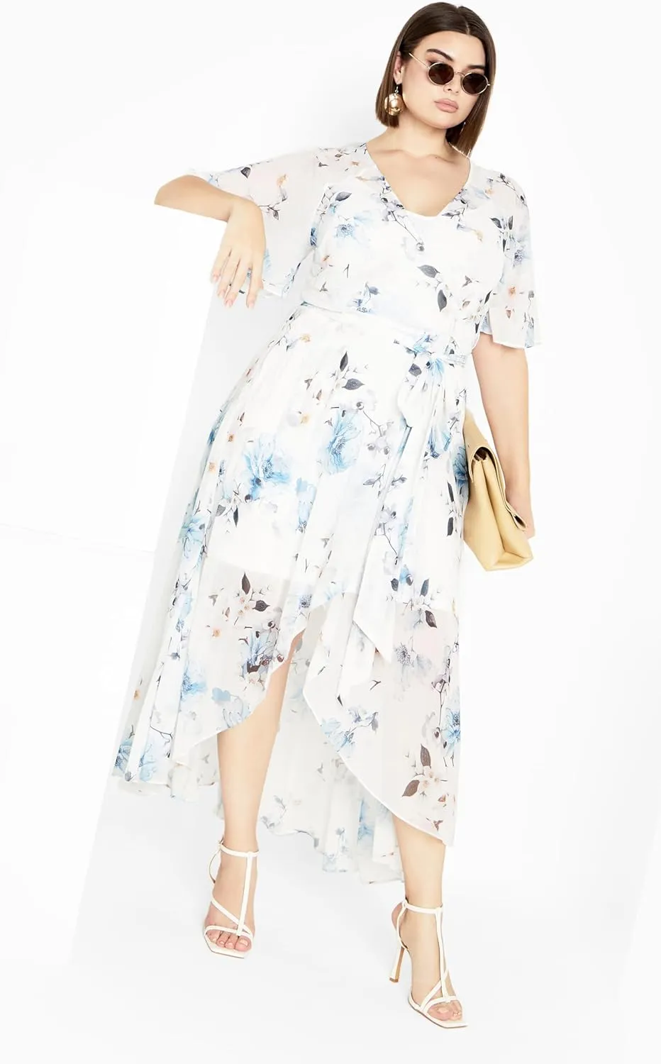 City Chic Women's Plus Size Maxi Dress - Shy Orchid