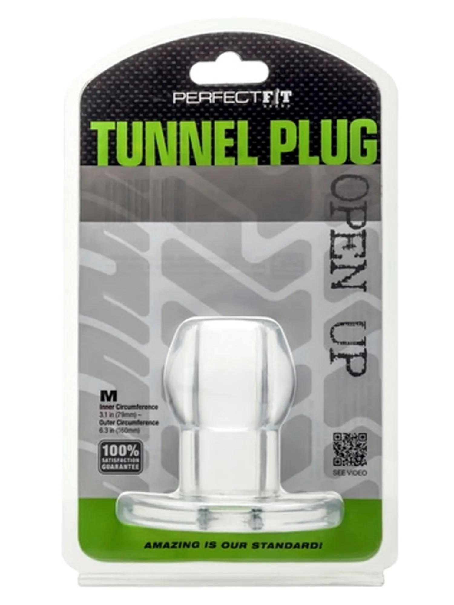 Clear Medium Tunnel Plug