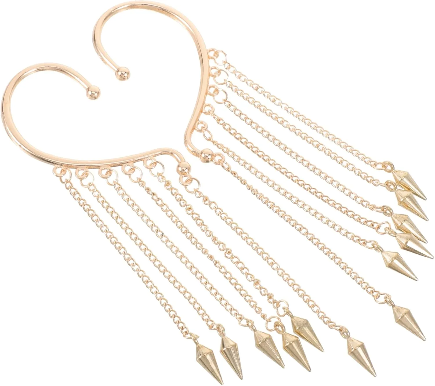 Earrings for Women Ear Wrap Earrings Full Ear Cuff Non Piercing Stylish Cuff Chain Design