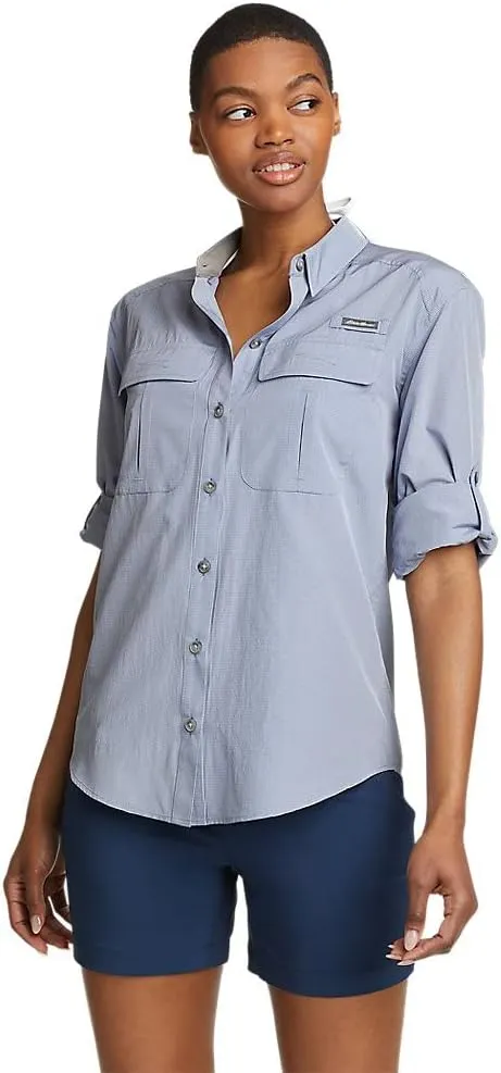 Eddie Bauer Women's UPF Guide Long-Sleeve Shirt