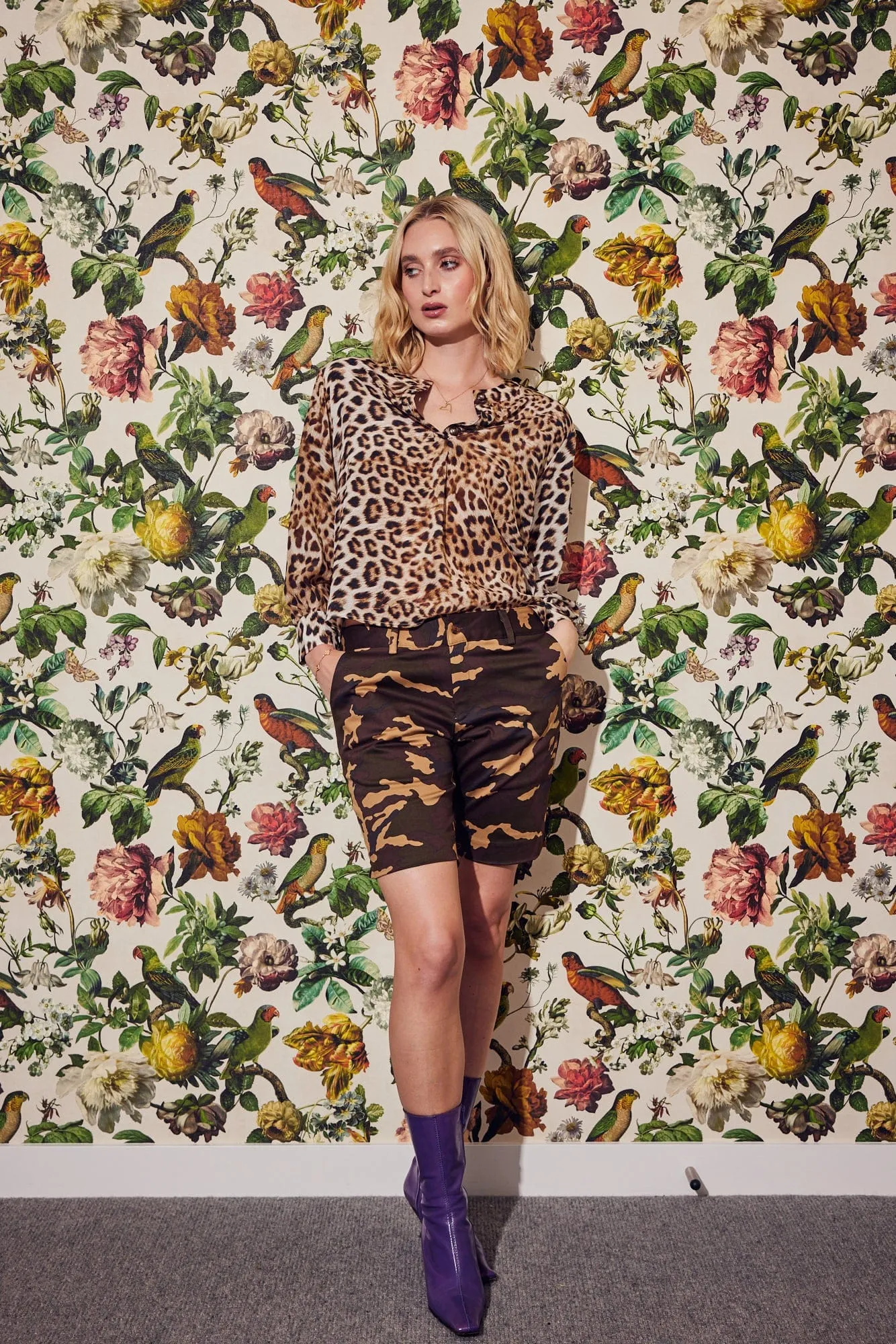 Elizabeth Short in Khaki Camo