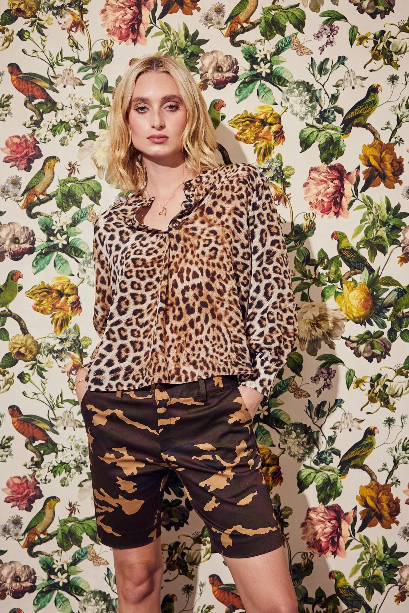 Elizabeth Short in Khaki Camo