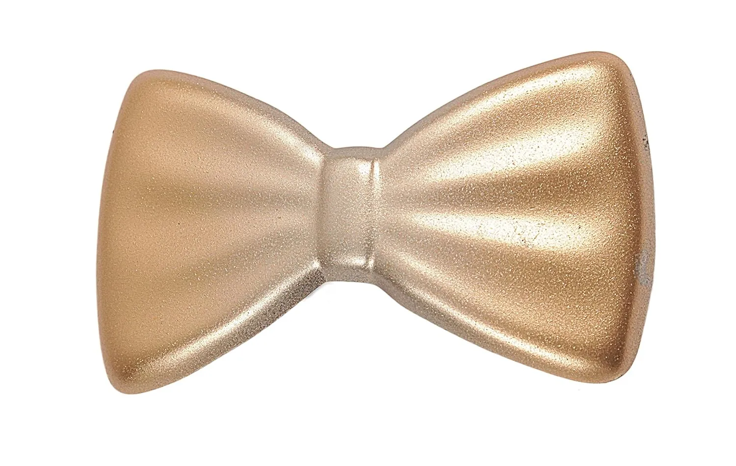 French Automatic Hand Painted Bow Barrette, Metallic Blend