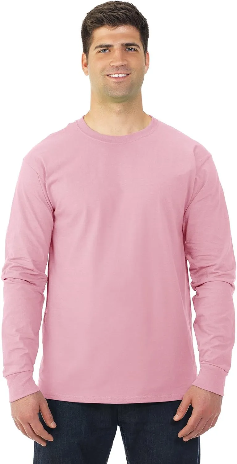 Fruit of the Loom Men's Long Asymmetric Collar