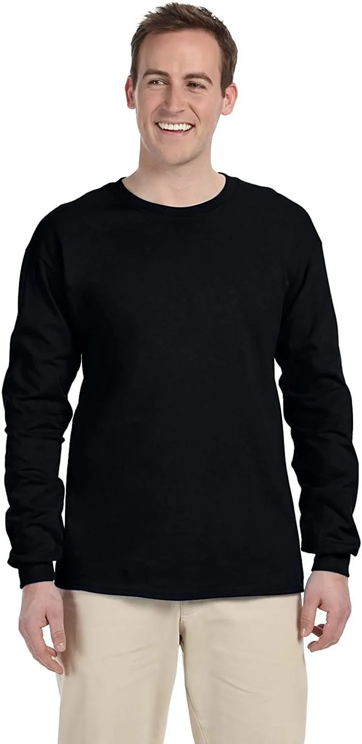 Fruit of the Loom Men's Long Asymmetric Collar