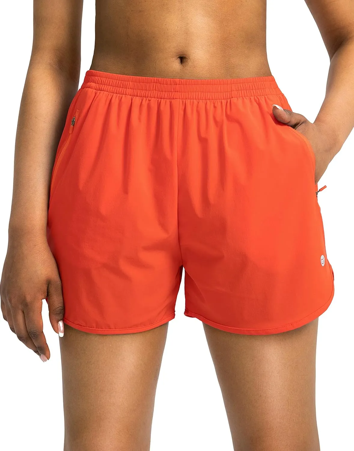 G Gradual Women's Running Shorts with Zipper Pockets Quick Dry Athletic Workout Gym 3" Shorts for Women with Comfy Liner