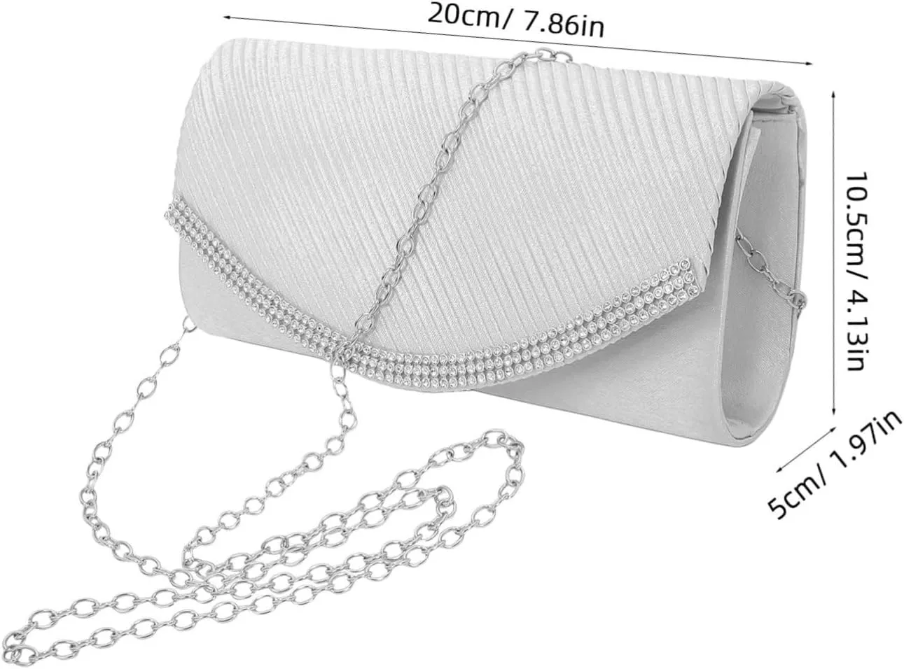 GALPADA Handbag Purse for Women Evening Bags for Women Wedding Clutch Bag Wedding Purses for Bride Women Clutch
