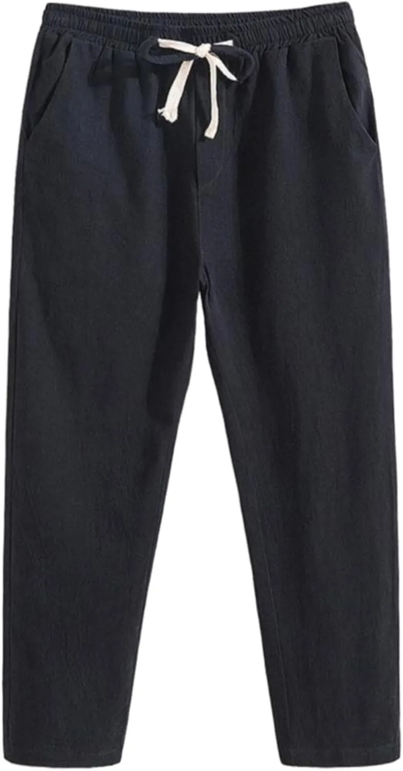 GIERIDUC Mens Joggers Lightweight Workout Breathable Mesh Pants Elastic Waist Drawstring Athletic Sports Running Sweatpants
