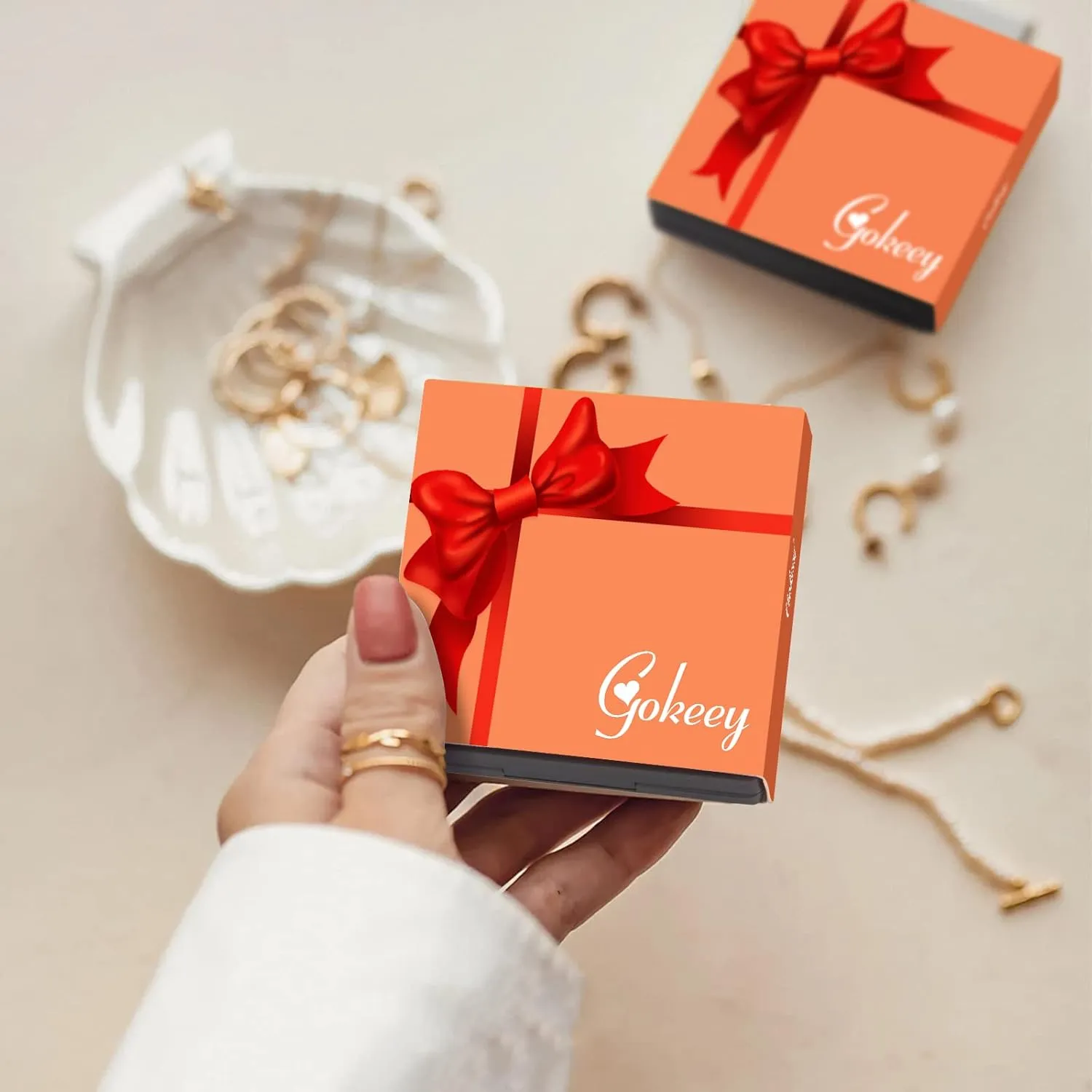 Gold Initial Bracelets for Women, Dainty 14K Gold Plated Letter Initial Bracelet for Women, Cute Layered Box Chain Gold Bracelets for Women Trendy Jewelry