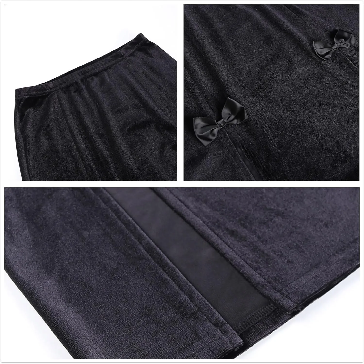 Gothic Skirts for Women Punk Rave Y2k Emo Fairy Grunge Goth Steampunk