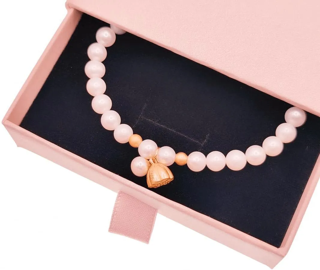 GymRichy 2 Pack Jewelry Gift Boxes Cardboard Jewelry Boxes, 4 x 4 x 1.4 Inch Small Gift Boxes for Jewelry Earrings Necklaces Handmade Bangles Bracelets (Pink)