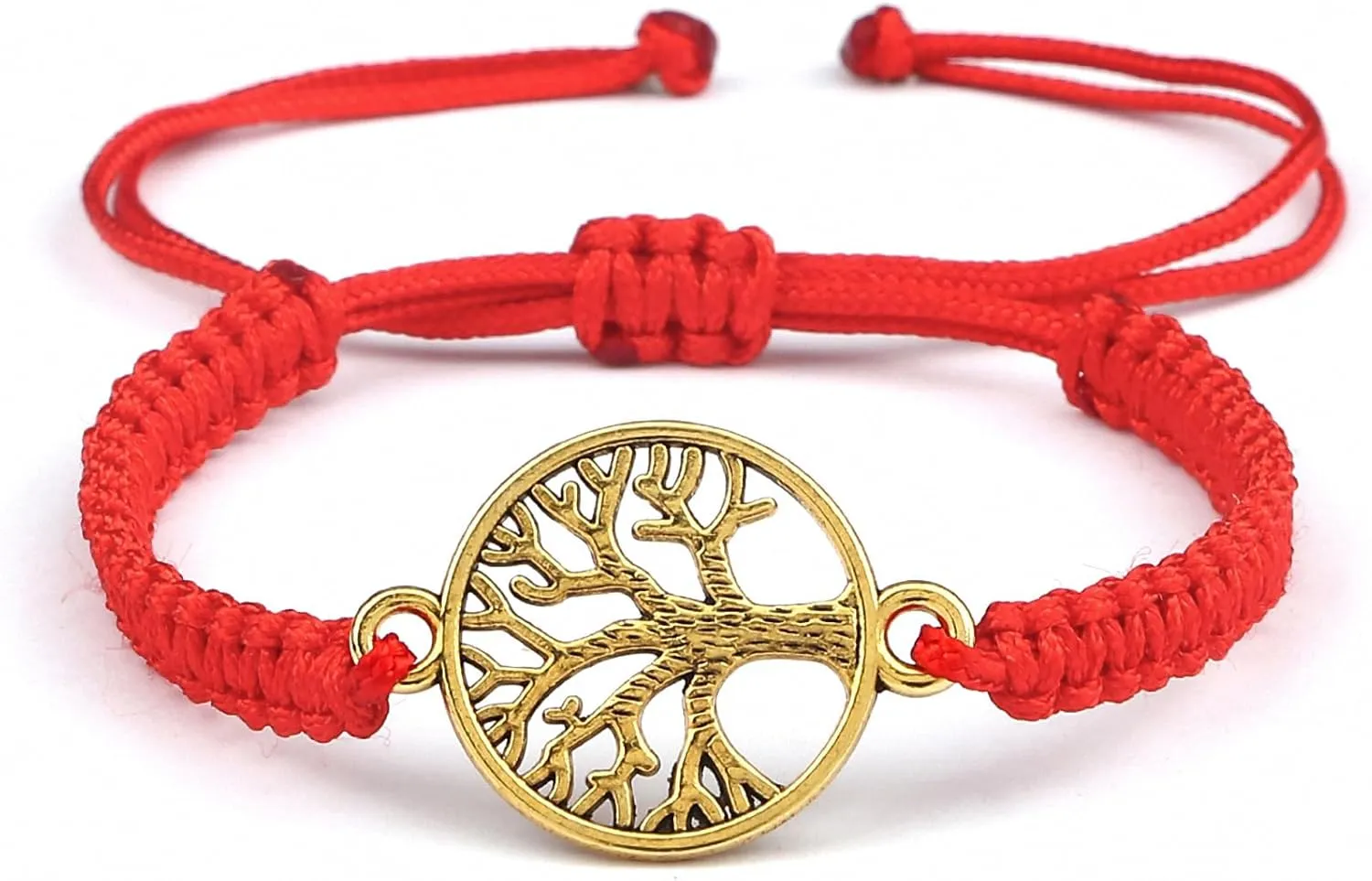 Handmade Braid Rope Bracelets Tree of Life Adjustable Bracelets for Women Men Gift Wrist Bangle Charm Friendship Prayer Jewelry