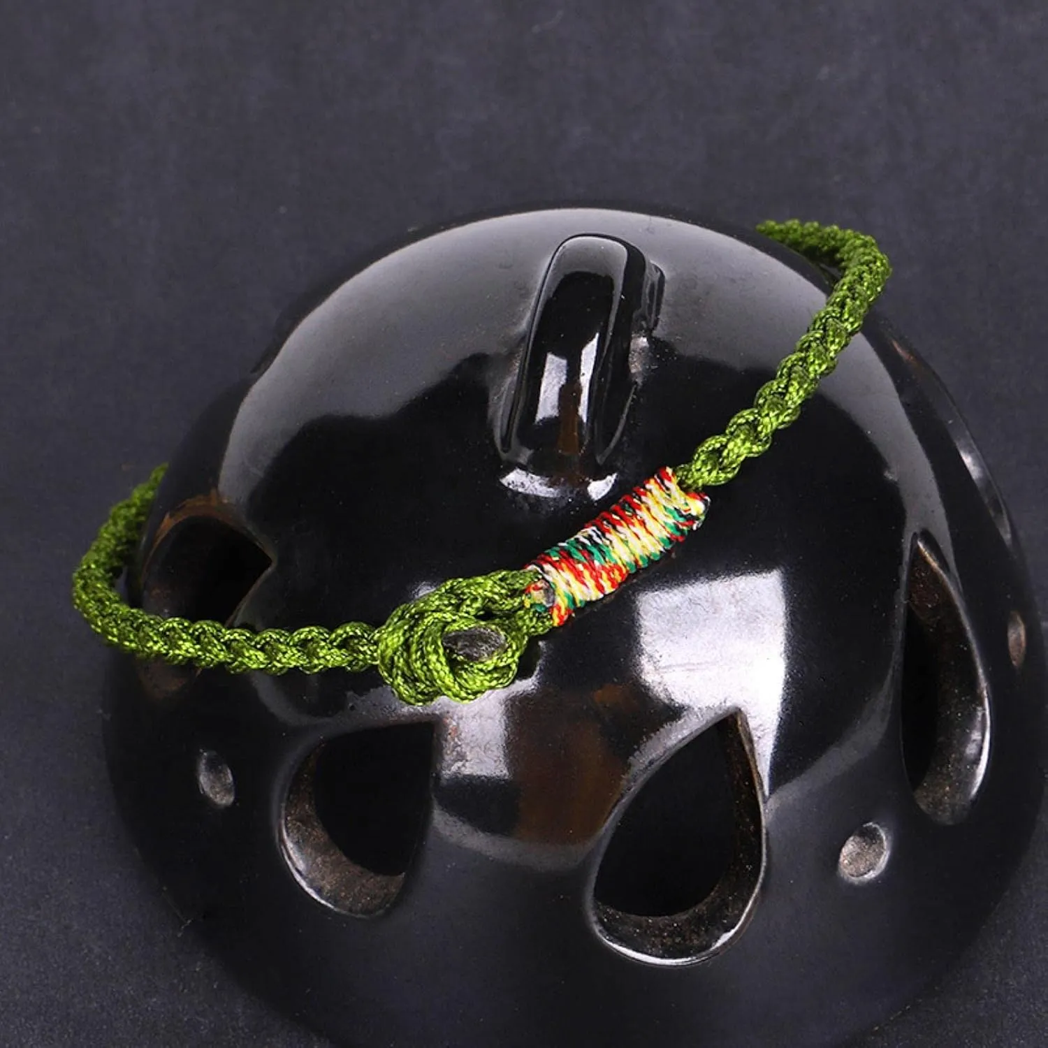 Handmade Lucky Green Bracelets & Bangles for Women Men Tibetan Buddhist Hand Braided Knots Rope Adjustable Bracelets