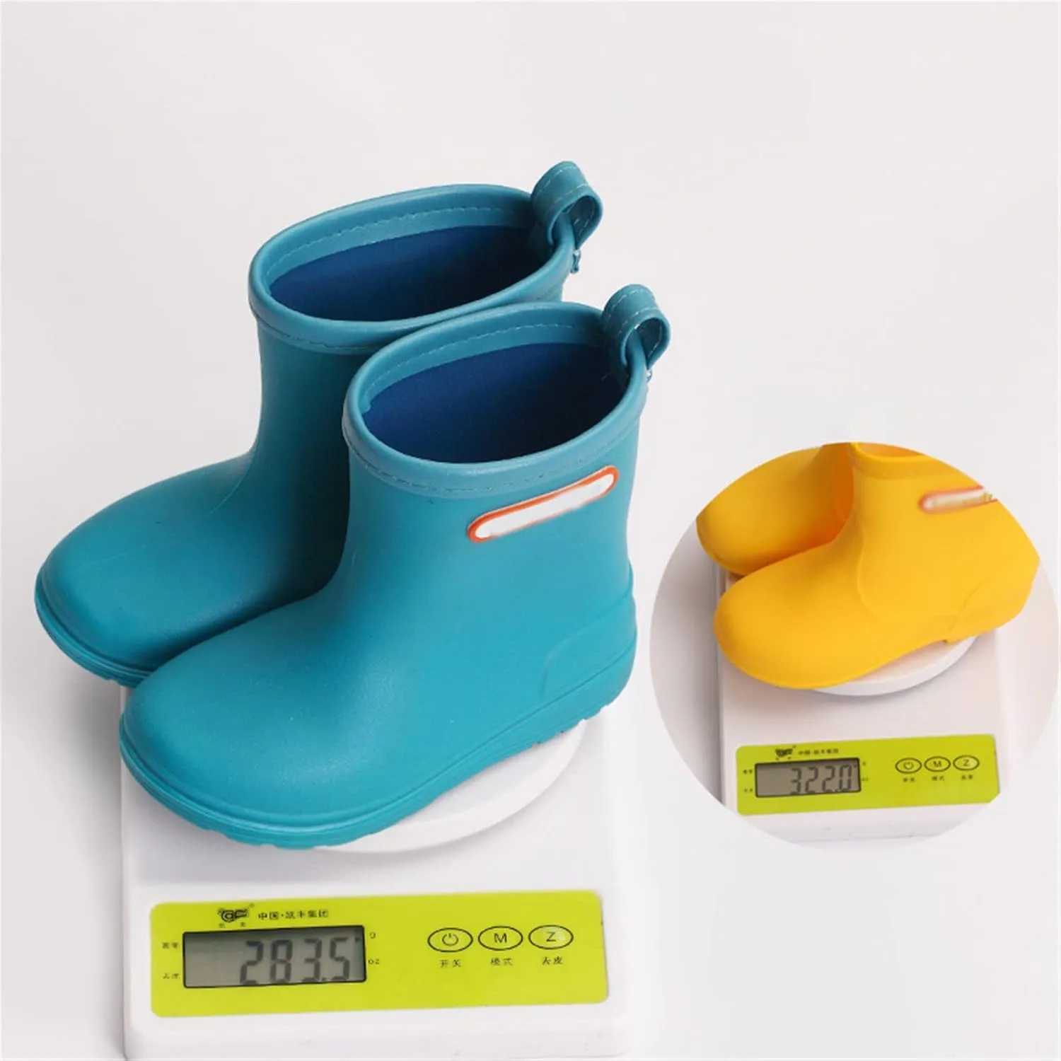 IWIHMIV Baby Rain Boot Infant Rain Boots Boys' Boots Toddler Kids Baby Boys Girls Cartoon Waterproof Rain Non Slip Rain Boots