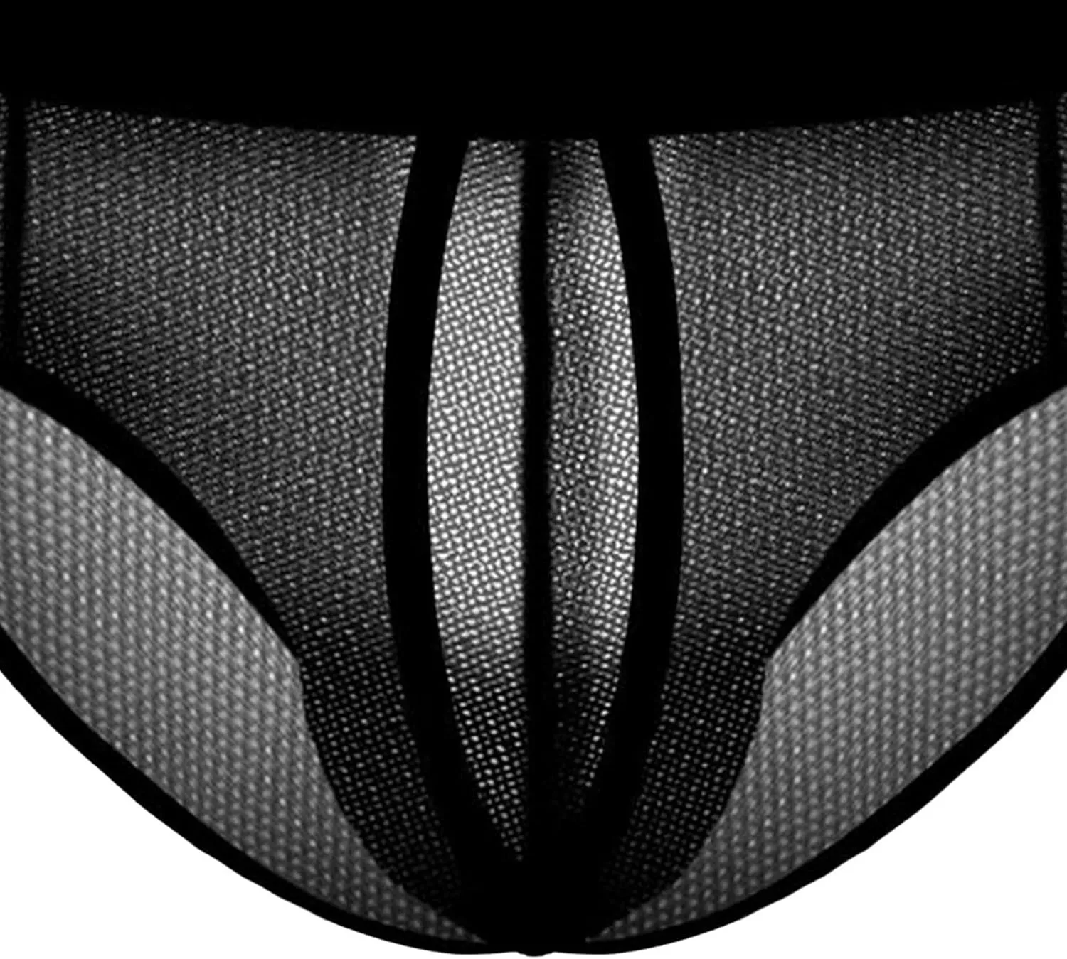 JEKE-DG Men's Hollow Out Erotic Faux Leather Boxer Briefs See Through Breathable Mesh Shorts Sexy Clubwear Underwear