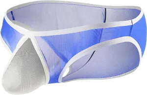 JEShifangjiusu Men'S Sexy G-String See Through Breathable Mesh Erotic Thong Underwear Lightweight Comfortable Briefs Bikini