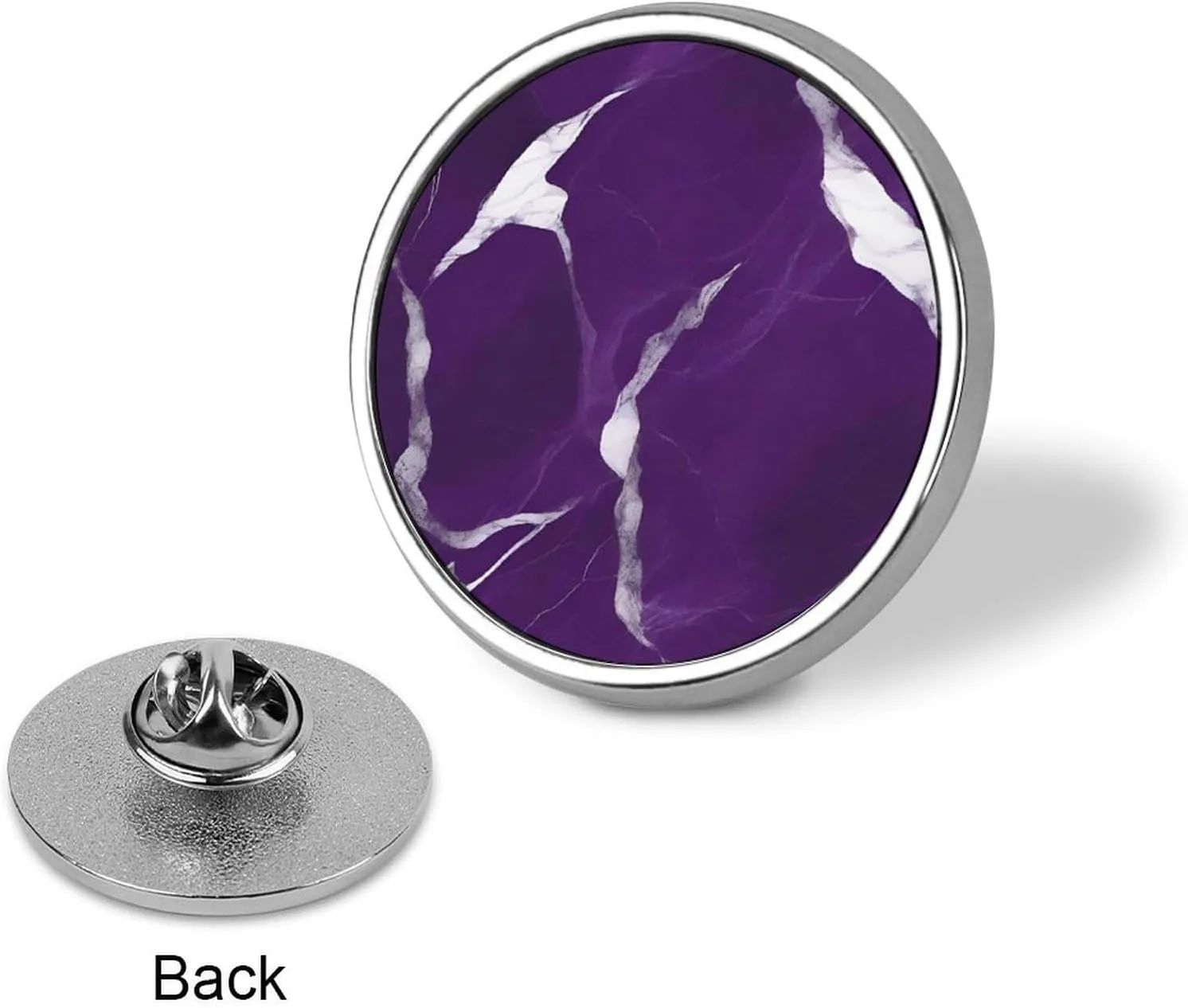 Lapel Pin for Men Brooches And Pins for Women - Rainbow Rabbit Round Metal Badge for Shirts, Jackets, Hats | Durable Fashion Accessory & Gift for Men, Women, Events