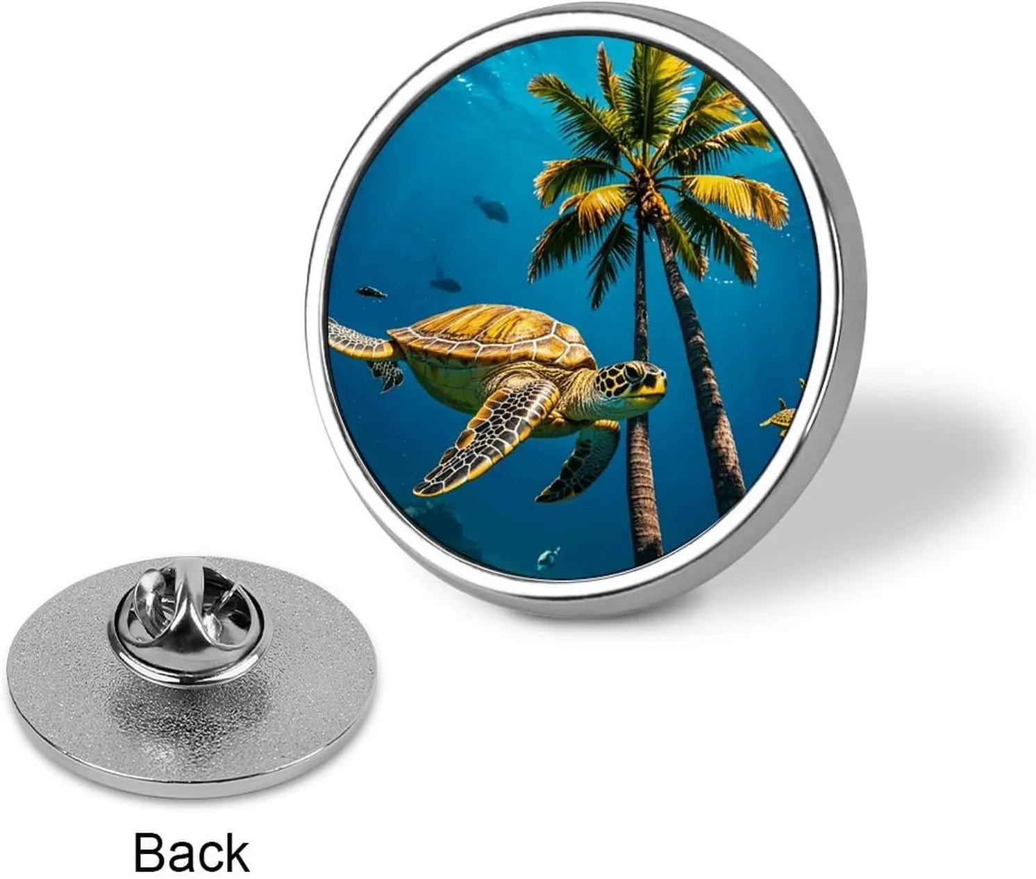 Lapel Pin for Men Brooches And Pins for Women - Red Poppy Flowers Leaves Round Metal Badge for Shirts, Jackets, Hats | Durable Fashion Accessory & Gift for Men, Women, Events
