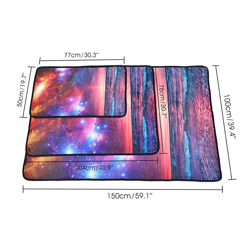 Large Space Themed Blanket for Pets