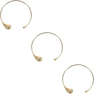LIFKOME Water Drop Open Collar Necklace Chokers Choker Neck Jewelry Clavicle Chain Fashion Jewelry for Women