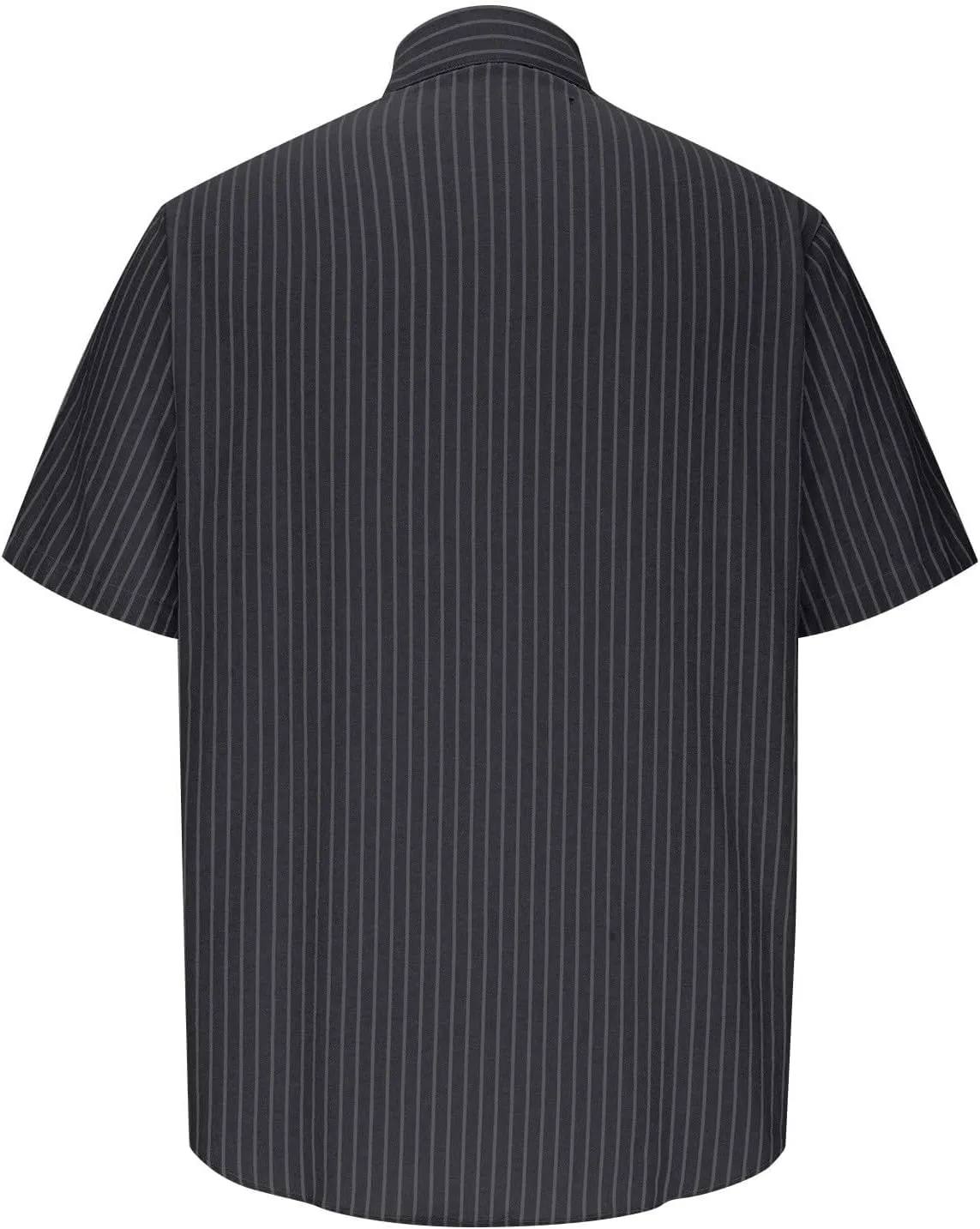 Linen Shirt for Men Summer Vacation Beach Short Sleeve Striped Button Down Casual Hawaiian Shirt