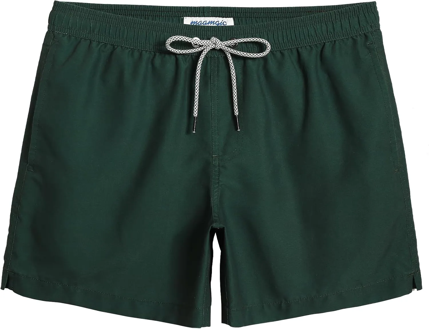 maamgic Mens Swim Trunks 5" with Mesh Lining Quick Dry Bathing Suits for Men Swim Shorts Swimwear