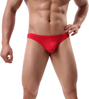 Men Fashion Ice Silk Briefs Comfortable Breathable Underwear Mens Sheer Underwear Underwear