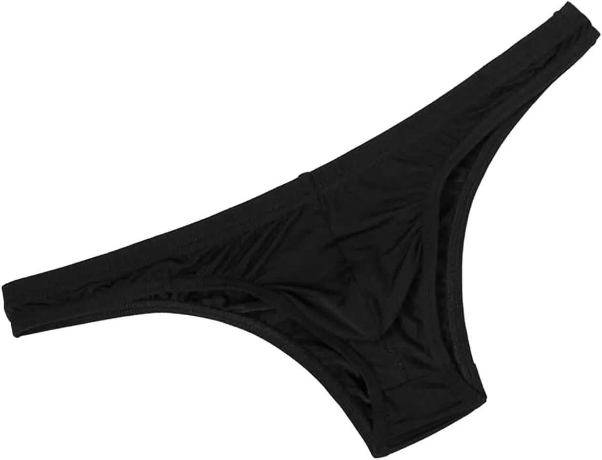 Men Fashion Ice Silk Briefs Comfortable Breathable Underwear Mens Sheer Underwear Underwear