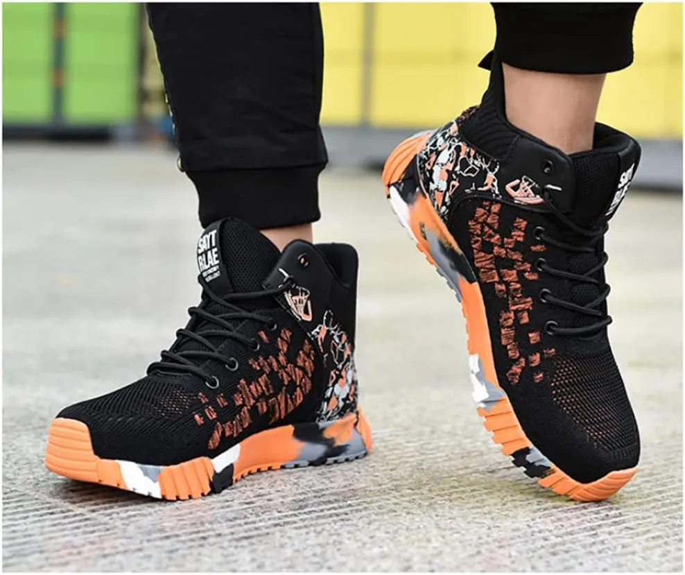 Men Women Indestructible Work ShoesLightweight Safety Shoes Slip Resistant Work Sneaker Breathable Puncture Proof Shoes