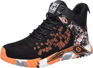 Men Women Indestructible Work ShoesLightweight Safety Shoes Slip Resistant Work Sneaker Breathable Puncture Proof Shoes