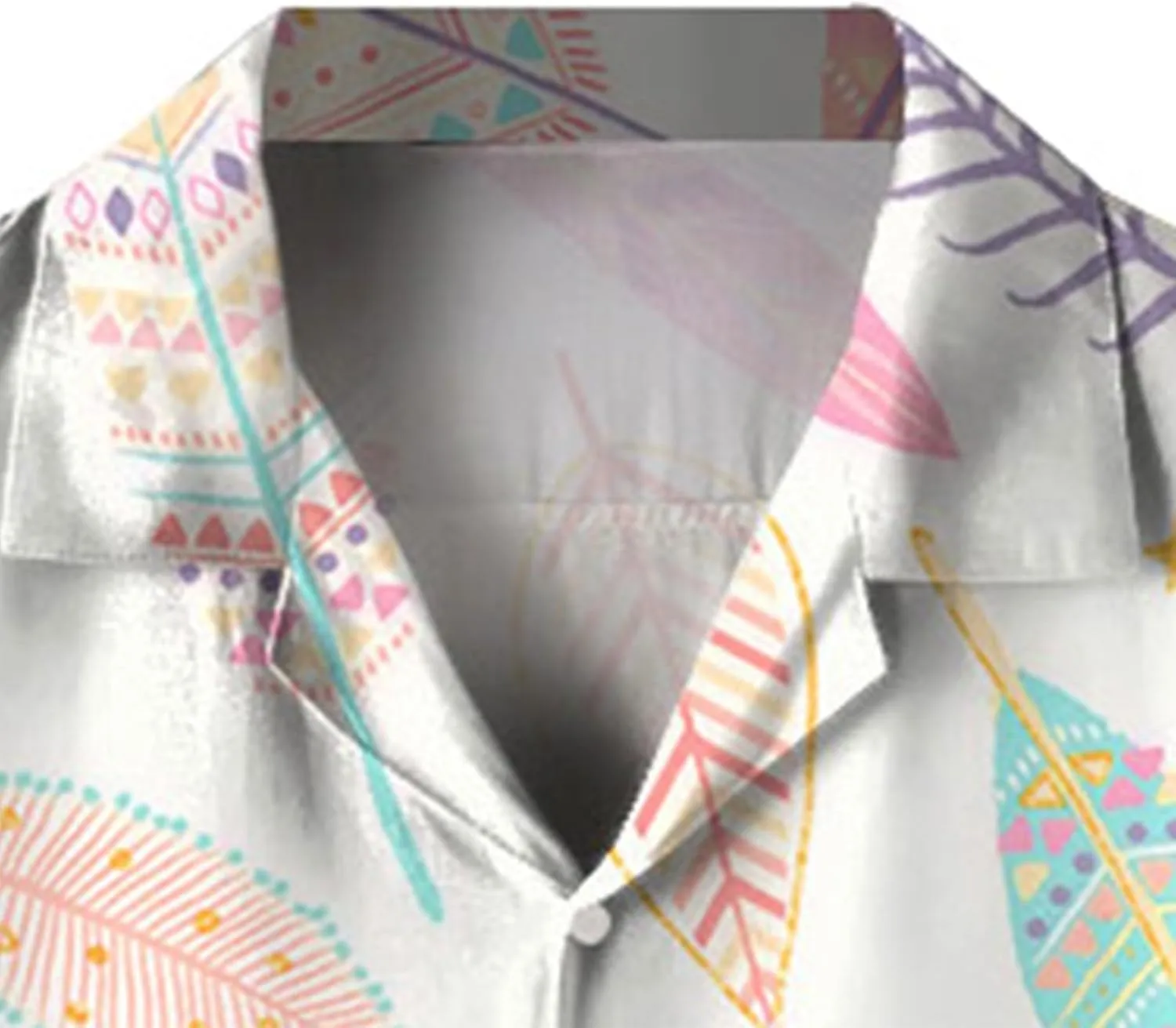 Mens 2024 Summer Hawaiian Shirt Digital Print Plus Size Combat Casual Lapel Shirts Button Down Lightweight Holiday Beach Tops
