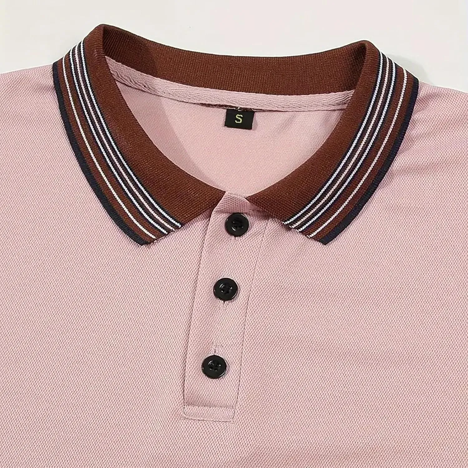 Mens Athletic Short Sleeve Polo Shirts 2025 Casual Golf Shirts Buttons Collared Solid T Shirts with Pocket