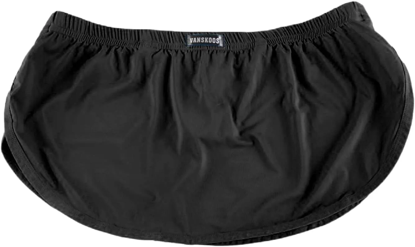 Mens Boxer Briefs with Large Split Sides Sexy Pouch Thong G-String Inner Lining