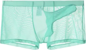 Men's Breathable Mesh Boxer Briefs Underwear Sheer Elephant Nose Boxer Trunks 2025 Date Night Underwear