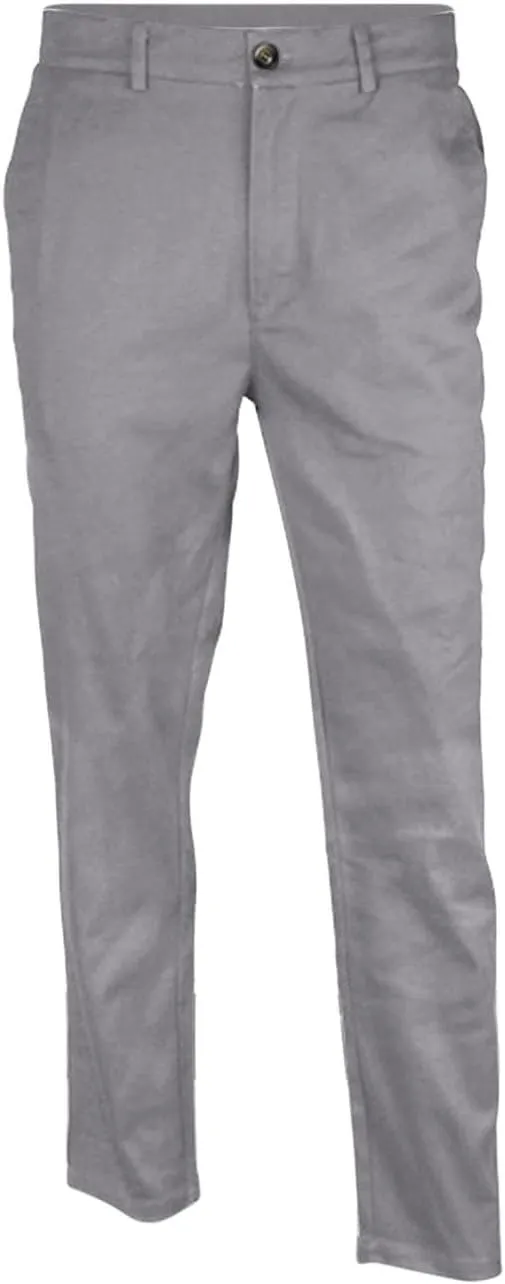 Men's Business Straight Leg Pants Casual Trendy Solid Color Dress Pants Office Work Lightweight Slim Fit Trousers