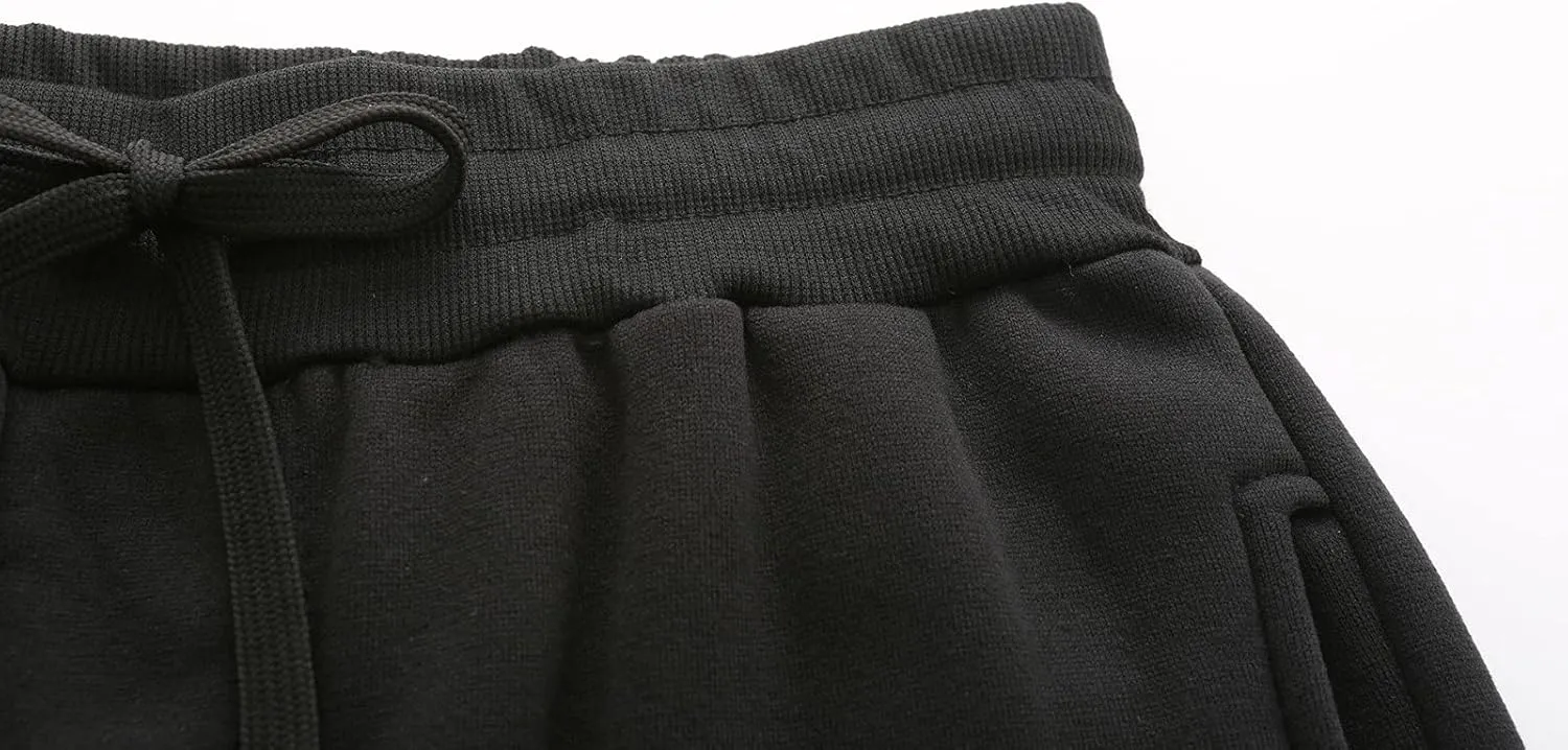 Men's Cargo Sweatpants Loose Casual Open Leg Sweatpants with Training Pants Men Mens Sweatpant Athletic Workout Casual