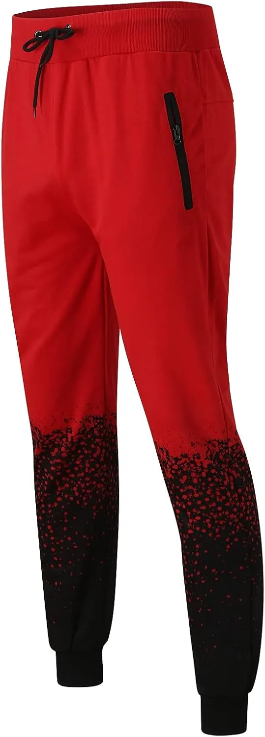 Men's Cargo Sweatpants Pockets Fleece Sweatpants for Men Women Letter Print Elastic Waist Jogger Pant Hip Hop Running