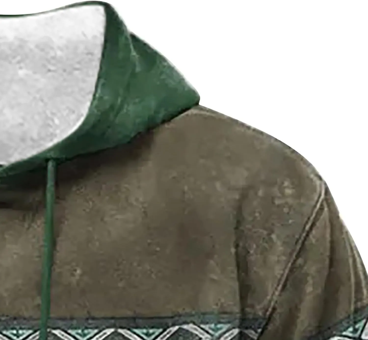 Men's Casual Fashionable Loose and Trendy Printed Hooded Long Sleeved Sweatshirt Sweatshirts for Men